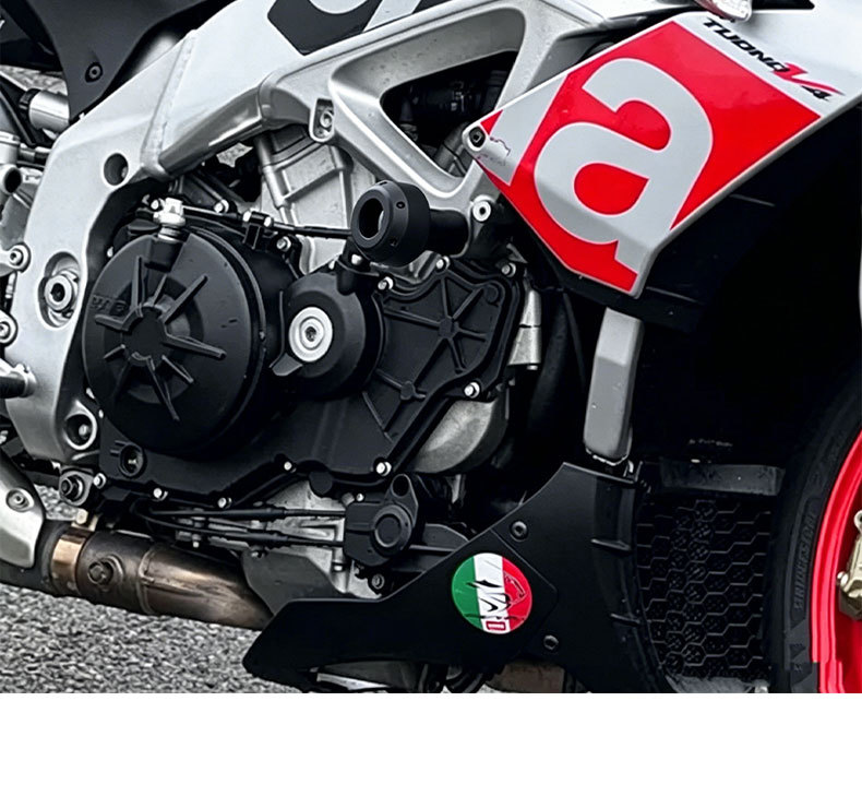 Suitable for Aprilia Tuono V4/Factory Modified Body Anti-Fall Protection Balls, Engine Protection Bars, Anti-Fall Rubber