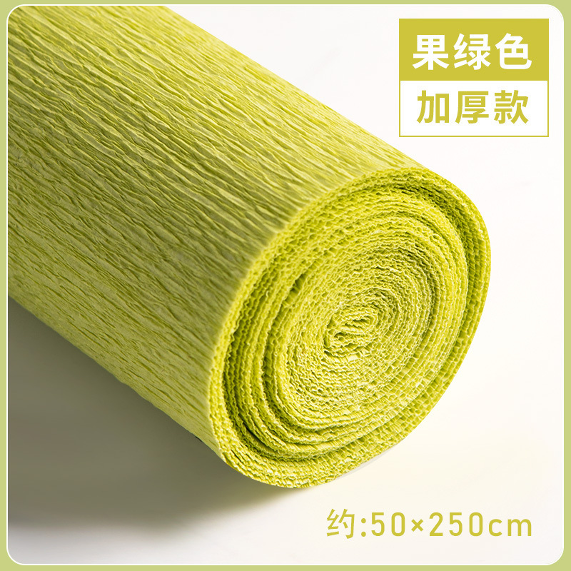 厚い色のしわの紙の手作りの花のDIYの製作材料の巻きのしわの紙の手作りのバラのしわの紙|undefined