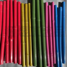 红色竹竿金色竹竿蓝色竹竿绿色竹竿年宵花舞台装饰道具仿真竹子