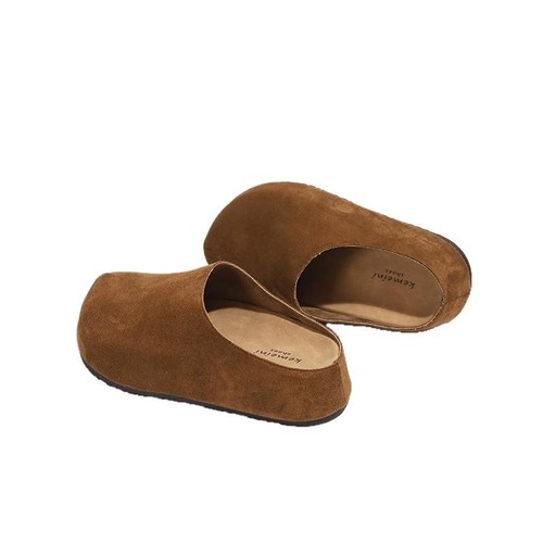 Boeken Shoes Soft 2025 Flat Versatile Hot Air Boeken Slippers Women's Shoes Casual One-Piece Spring and Autumn