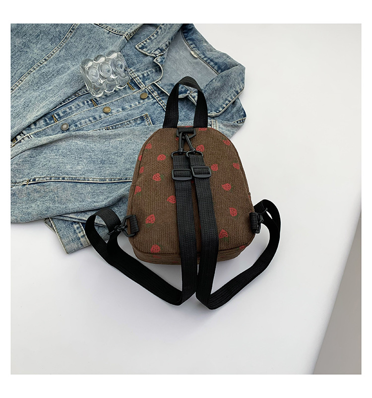 Strawberry Casual School backpack trim Kids backpack trim Functional backpack trim display picture 2