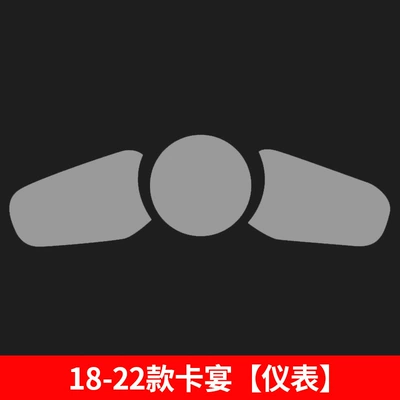 Suitable for Porsche Interior Film Macan Cayenne Panamera Instrument Film 718Tpu Central Control Protective Film (Car interior film) - 18-23-cayenne-dashboard-protective-film