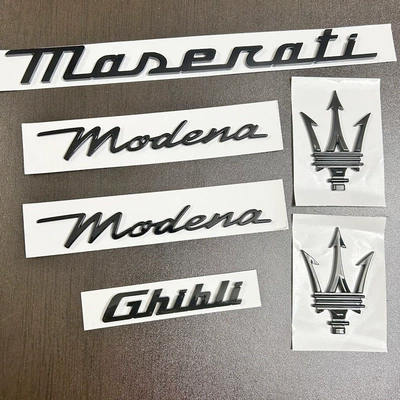 New Maserati Car Logo Car logo - geberit-glossy-black-suit-modena-six-piece-set