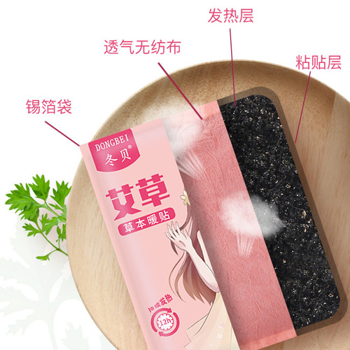 Warm Baby Warm Patches for Girls, Menstrual Warm Patches, Motherwort Mugwort Warming Self-Heating Patch 