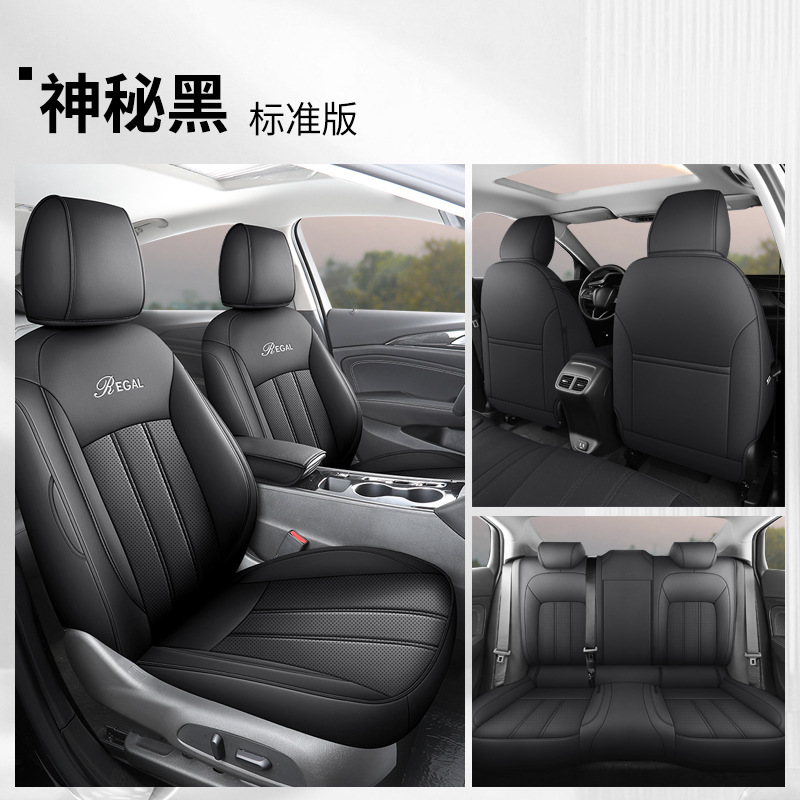 for Buick | Buick Modelə uyğun (Original) oturacaq örtükləri - mysterious-black-standard-rear-row-full-cover-buick-regal-2019-2024