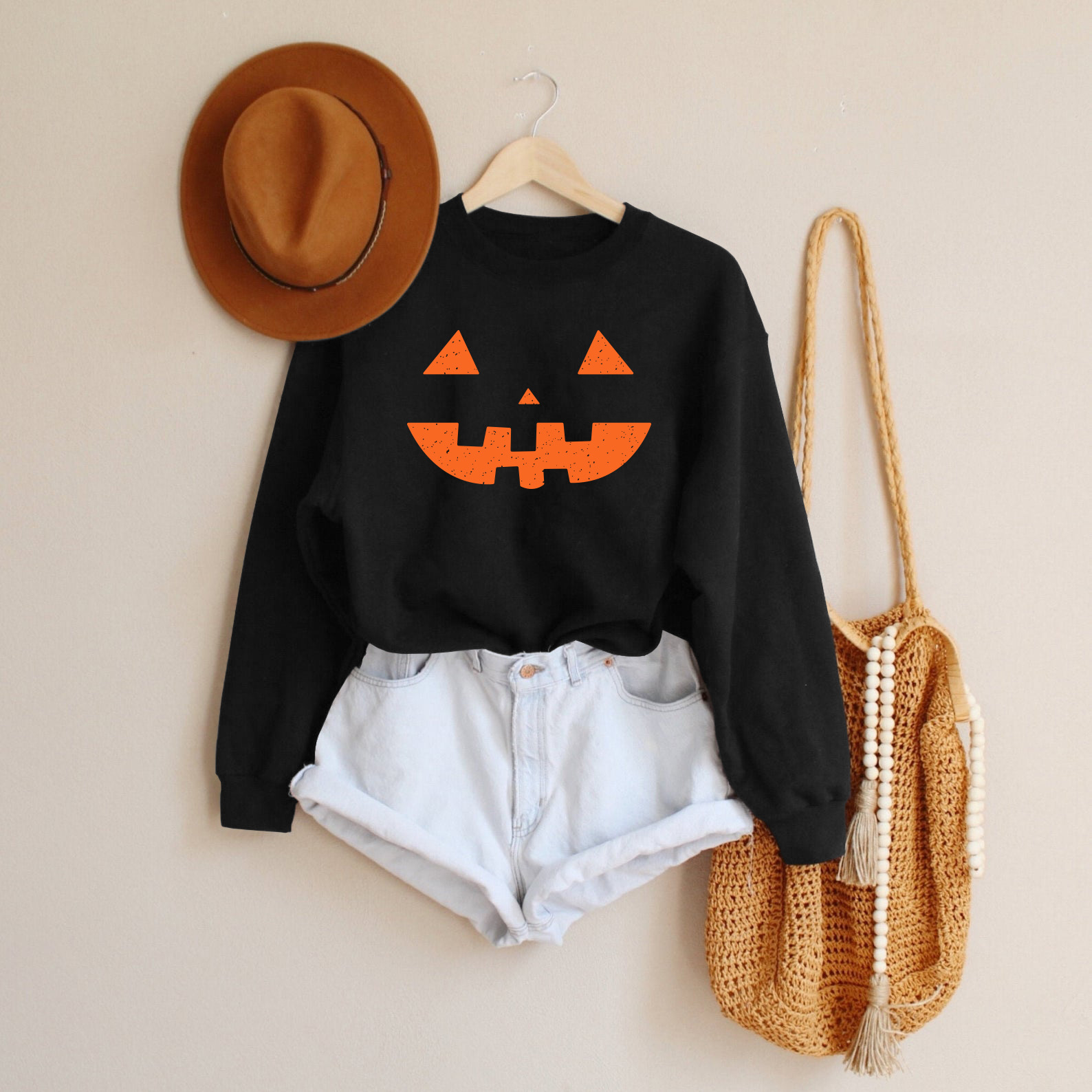 women s round neck casual sweatershirt nihaostyles wholesale halloween costumes NSMDF78773