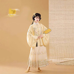 原创汉服女【桂花兔】明制立领刺绣补服琵琶袖马面裙秋冬新款套装