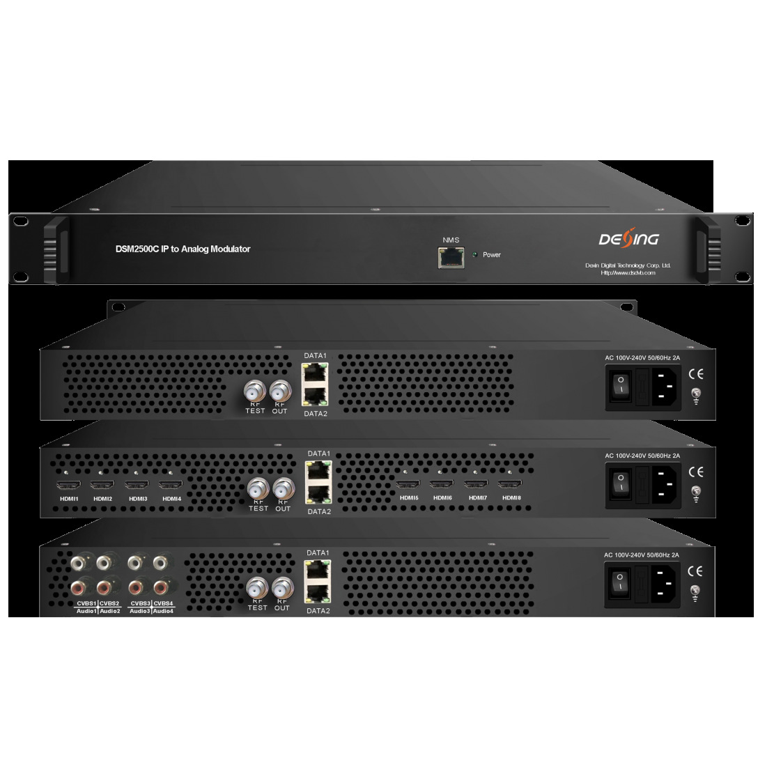 德芯DeXin DSM2500C IP to Analog Modulator32路模拟调制器