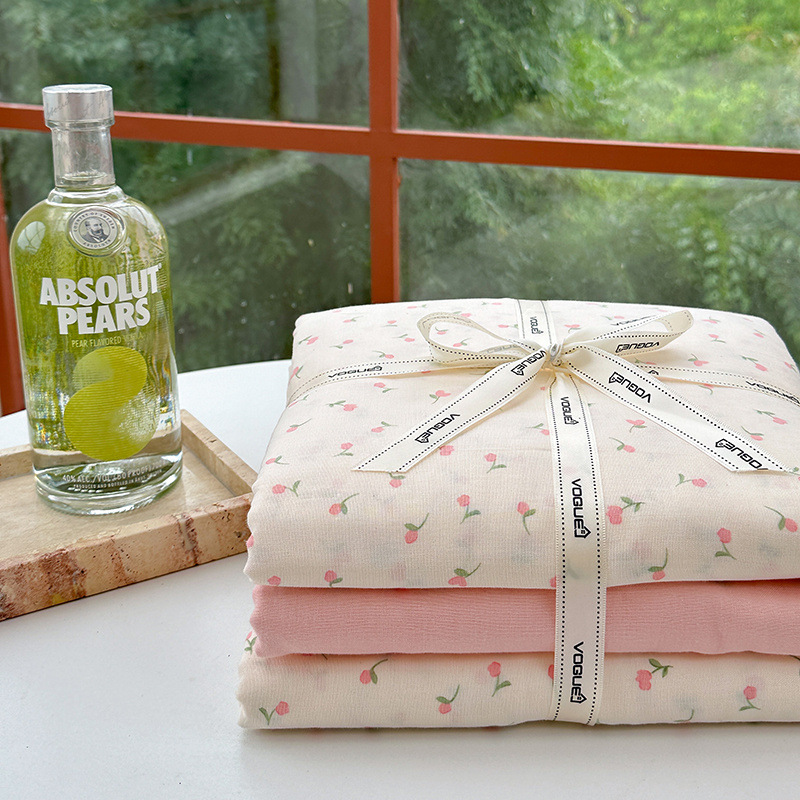 산모 및 유아용 100면 이중실 - 핑크 왁시