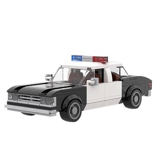 MOC building blocks compatible with Lego 22397 tiudonway police car splicing suit Chevrolet Impala police car