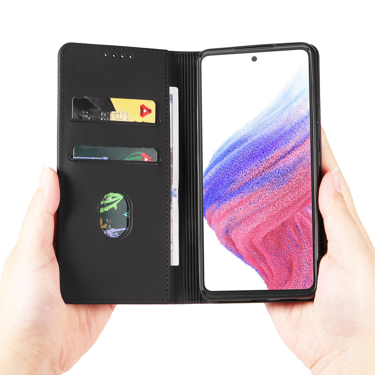 Suitable for Samsung A54 A15 phone S23 new A55 5G flip cover protective case_voghion.com