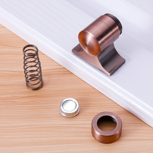 Zinc alloy motor floor absorber, thickened anti-collision floor absorber, indoor door strong magnetic door impact door absorber anti-collision device wholesale