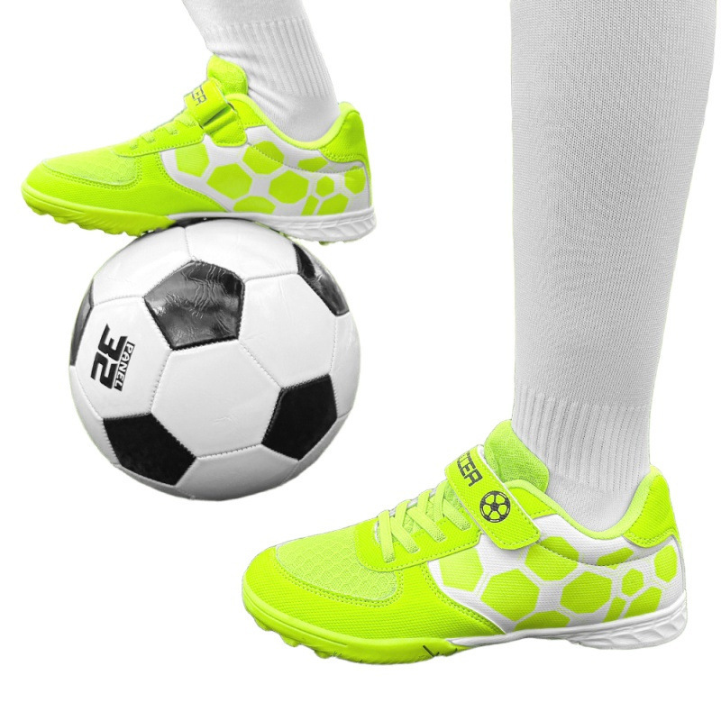 Zapatillas de Fútbol Infantiles con Cierre Adhesivo TF de PU y Malla Transpirables para Tierra image 5