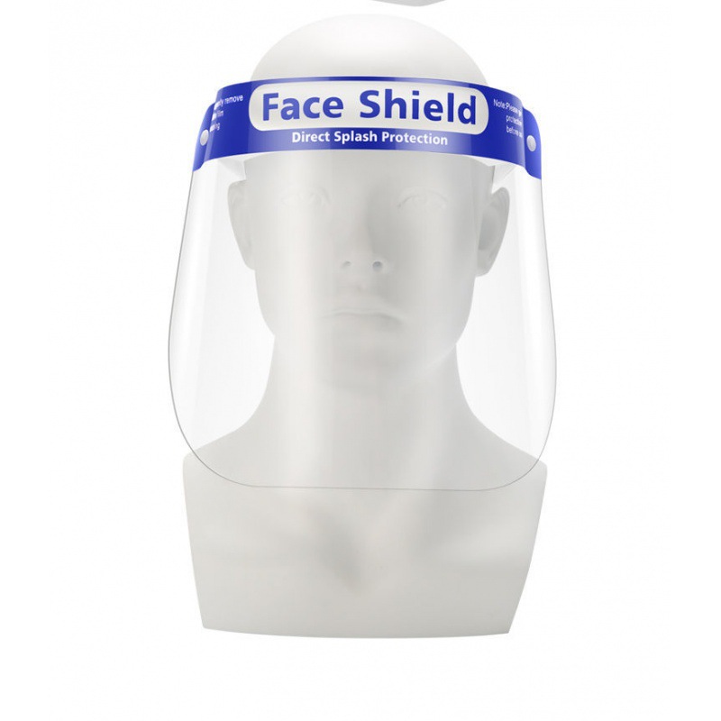 面罩防飞沫高清防疫隔离罩透明塑料护目面屏防护脸罩牙科脸面罩|ms