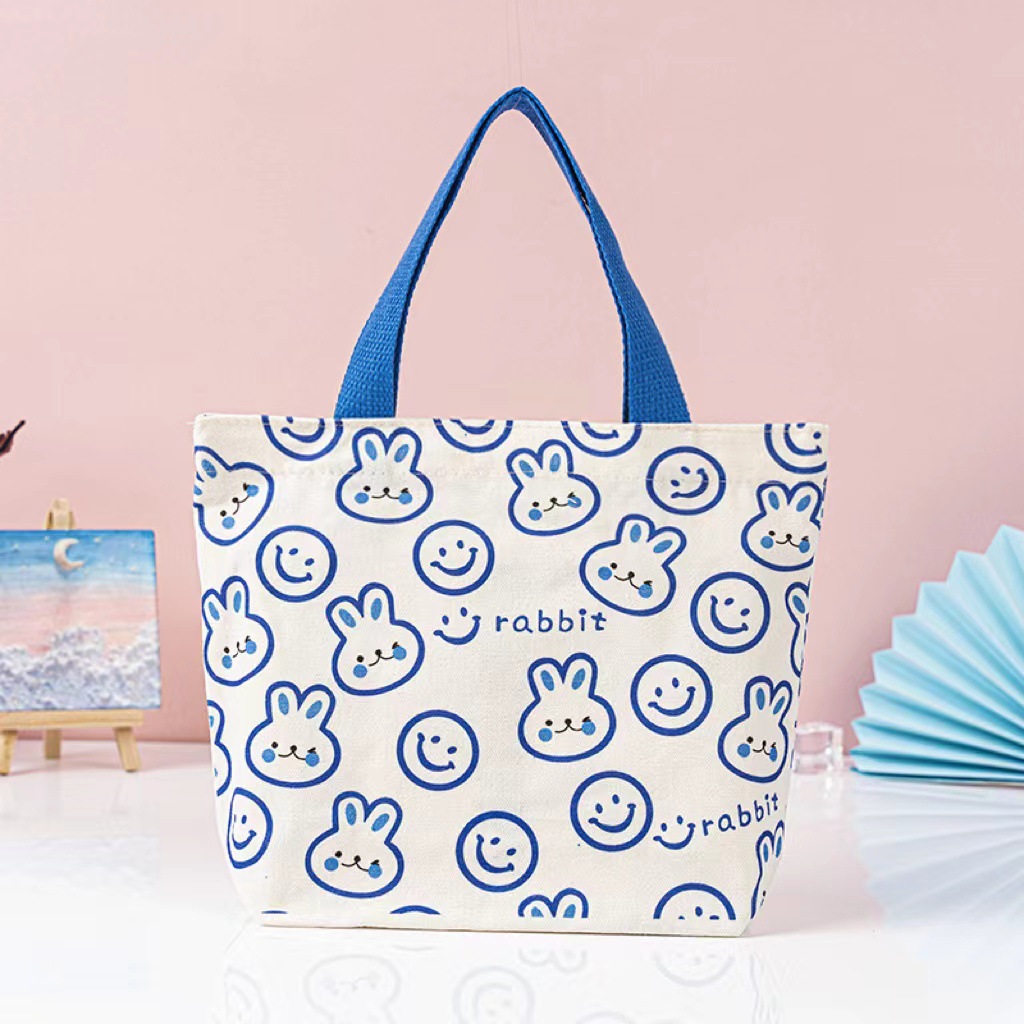 Bolsa de regalo de graduación de niños bolsas de lona portátiles de dibujos animados estudiantes bebés regalo de cumpleaños bolsa de lona spot