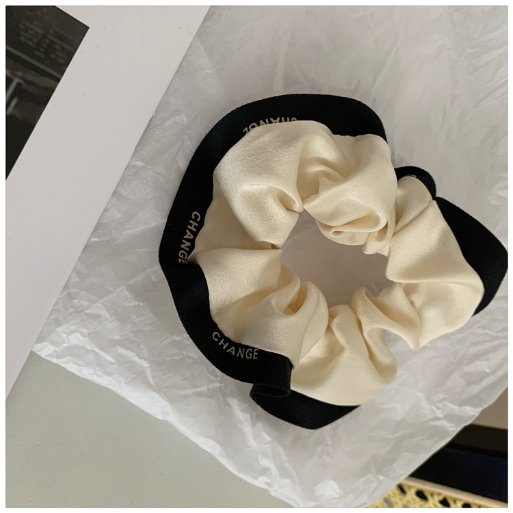 高级感甜美蕾丝大肠发圈气质韩系百搭发绳温柔波点发饰碎花头饰品|undefined