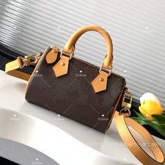 標高バージョン付き スピーディーナノ ロバ老眼 ミニピローバッグ ポータブル ショルダー クロスボディ ナノ レディースバッグ