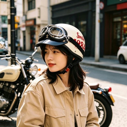 3C certified electric vehicle helmet, personalized for men and women, suitable for all seasons, motorcycle half helmet, retro safety helmet