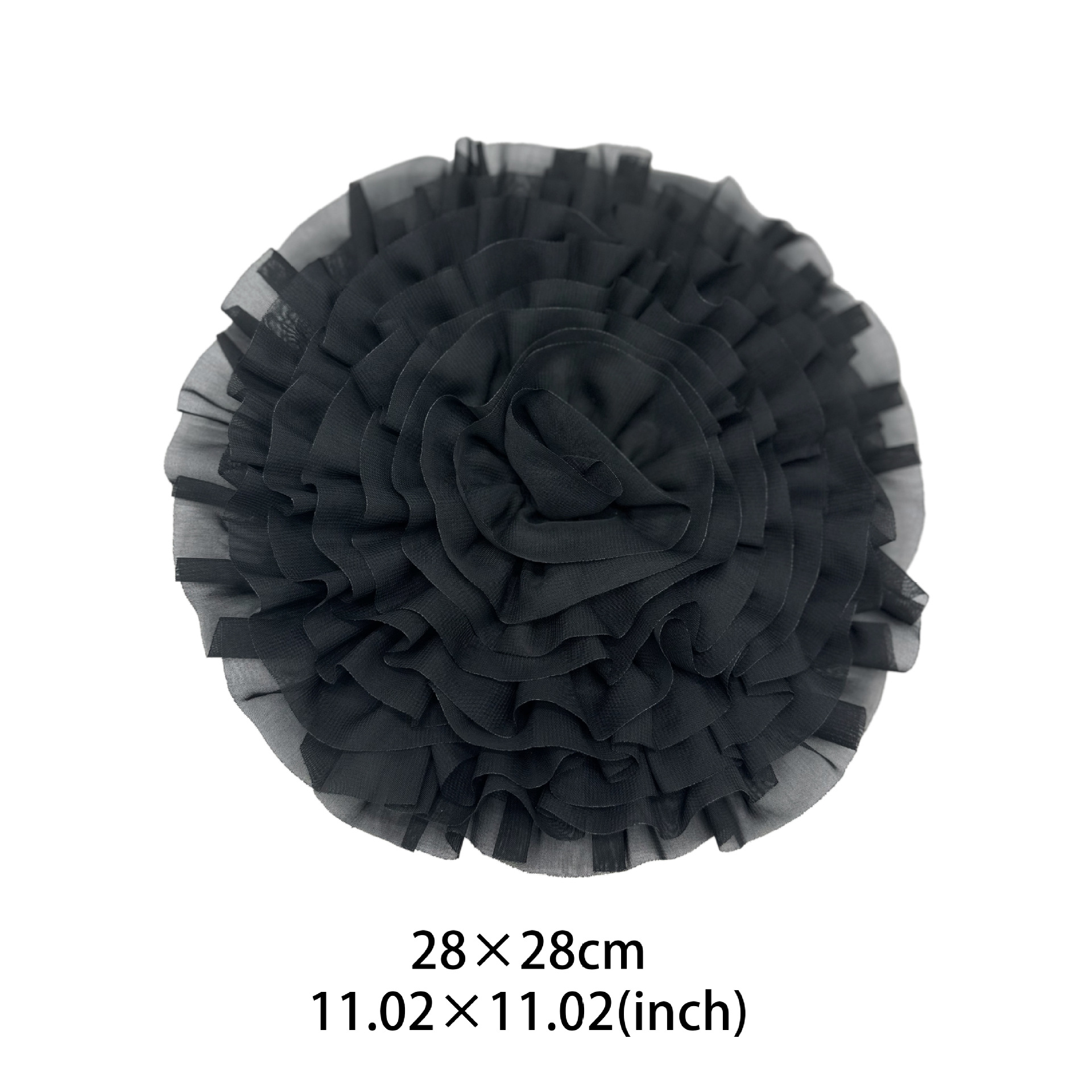 28cm al por mayor flor de tela de tela de alta calidad multicolor flor estereoscópica trajes de baño accesorios