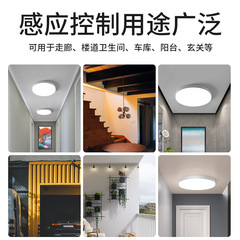 Ceiling lamp LED induction sound-controlled corridor staircase aisle home entrance corridor automatic radar human body sensor light