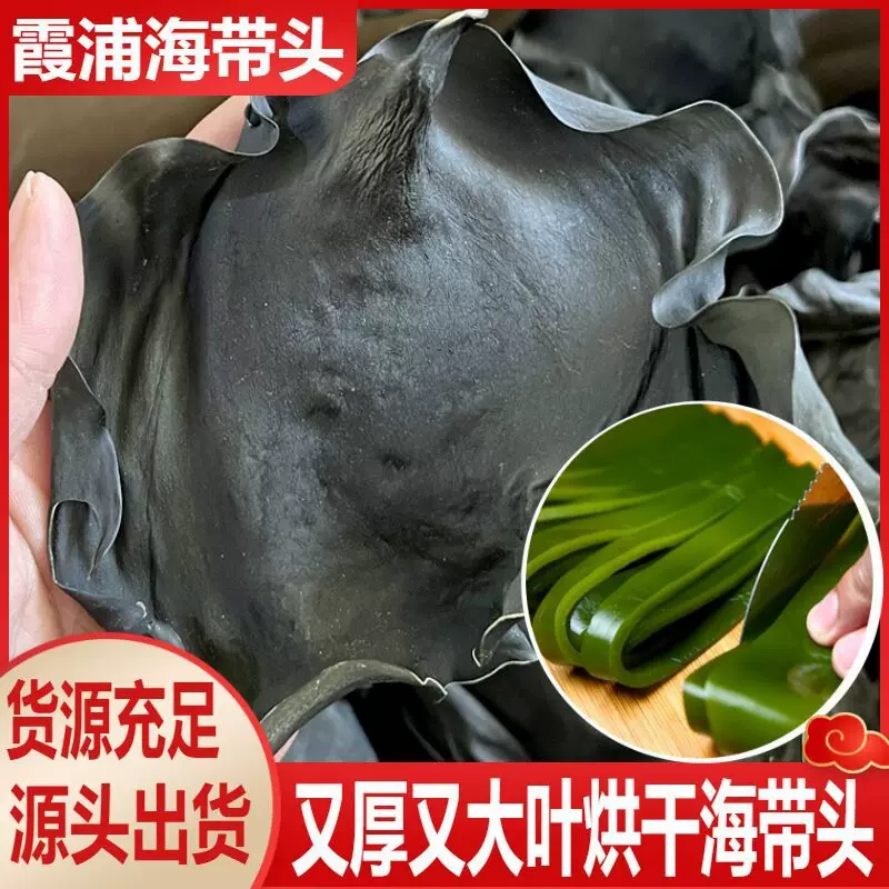 福建霞浦金海洋海带厂 内海日晒海带 原产地海带头厂家直售20斤装