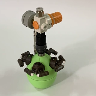 降温喷嘴加湿喷头车间加湿喷头二流体雾化降温喷咀气雾加湿器