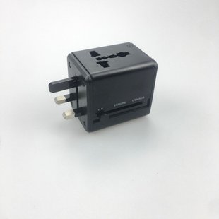 Jinmin Electric Wireless Black Advanced British American European to Multifunctional Universal USB Interface Conversion Socket