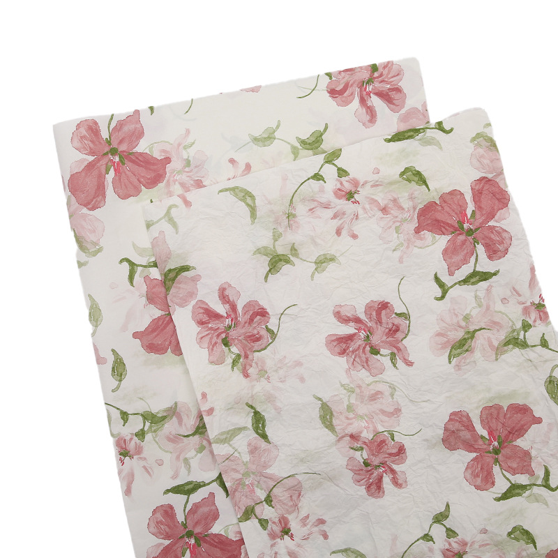 Nuevo papel de cereza azul Sydney flores ramo de flores papel de embalaje de flores hecha a mano diy regalo material floral al por mayor