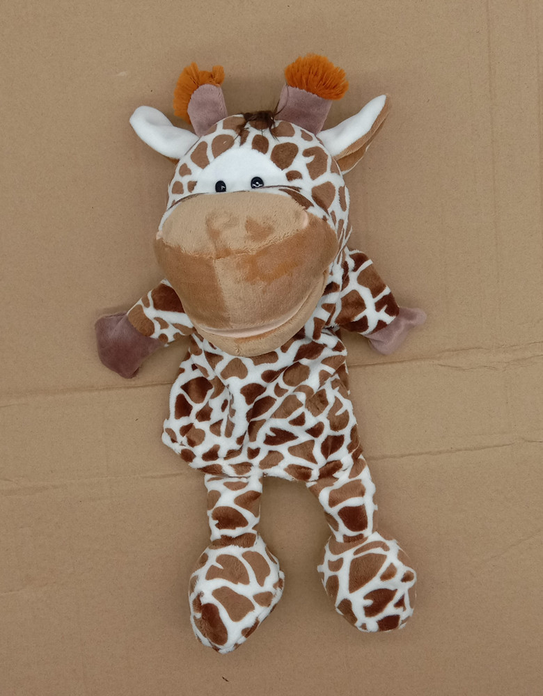 Marioneta animal León Cordero Gris Lobo Niños Bebé comodidad historia entre padres e hijos marioneta de peluche accesorios de rendimiento