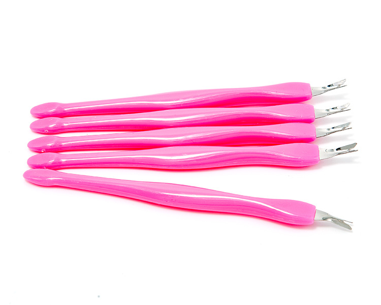 Factory Direct Sales of Manicure and Dead Skin Pusher Stainless Steel Fork Exfoliating Nail Manicure and Dead Shovel Available in Stock