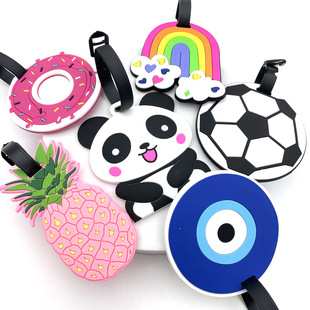 shein explosions temu cross-border wholesale silicone luggage tag cartoon fruit neutral couple luggage tag