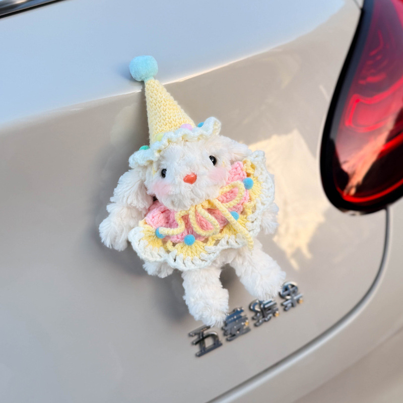 Decoración de cola de automóviles de peludo, colgantes, joyas para automóviles, joyas para automóviles, 2025 nuevas muñecas en línea, niñas, sensación avanzada