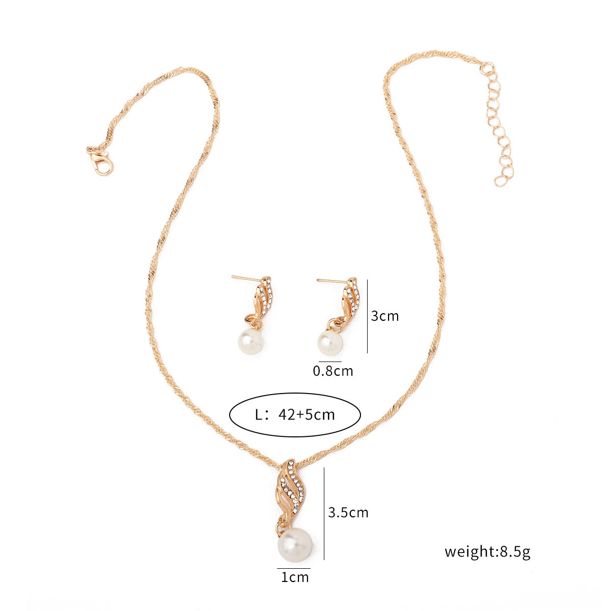 Украшения, комплект, кулон из жемчуга, ожерелье, цепочка, AliExpress, французский стиль, простой и элегантный дизайн, легкий роскошный стиль
