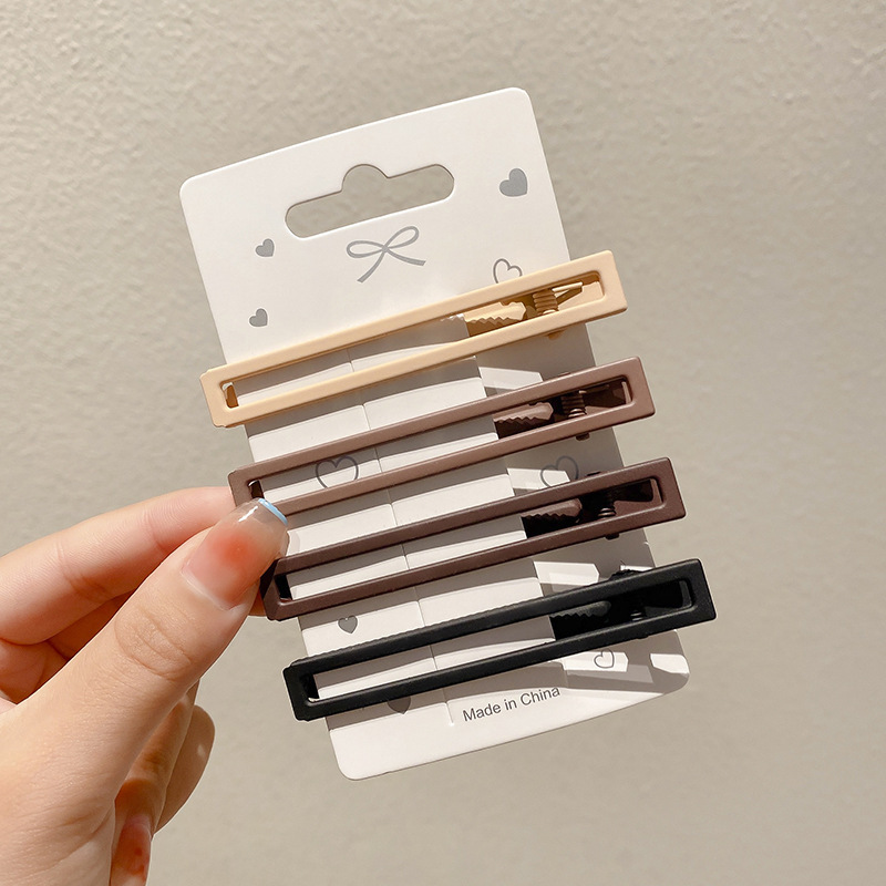 Leche de café, clip de cebo, clip de cabello roto, cabeza trasera, clip de lavar la cara, maquillaje, clip de cabello, toque de cabeza