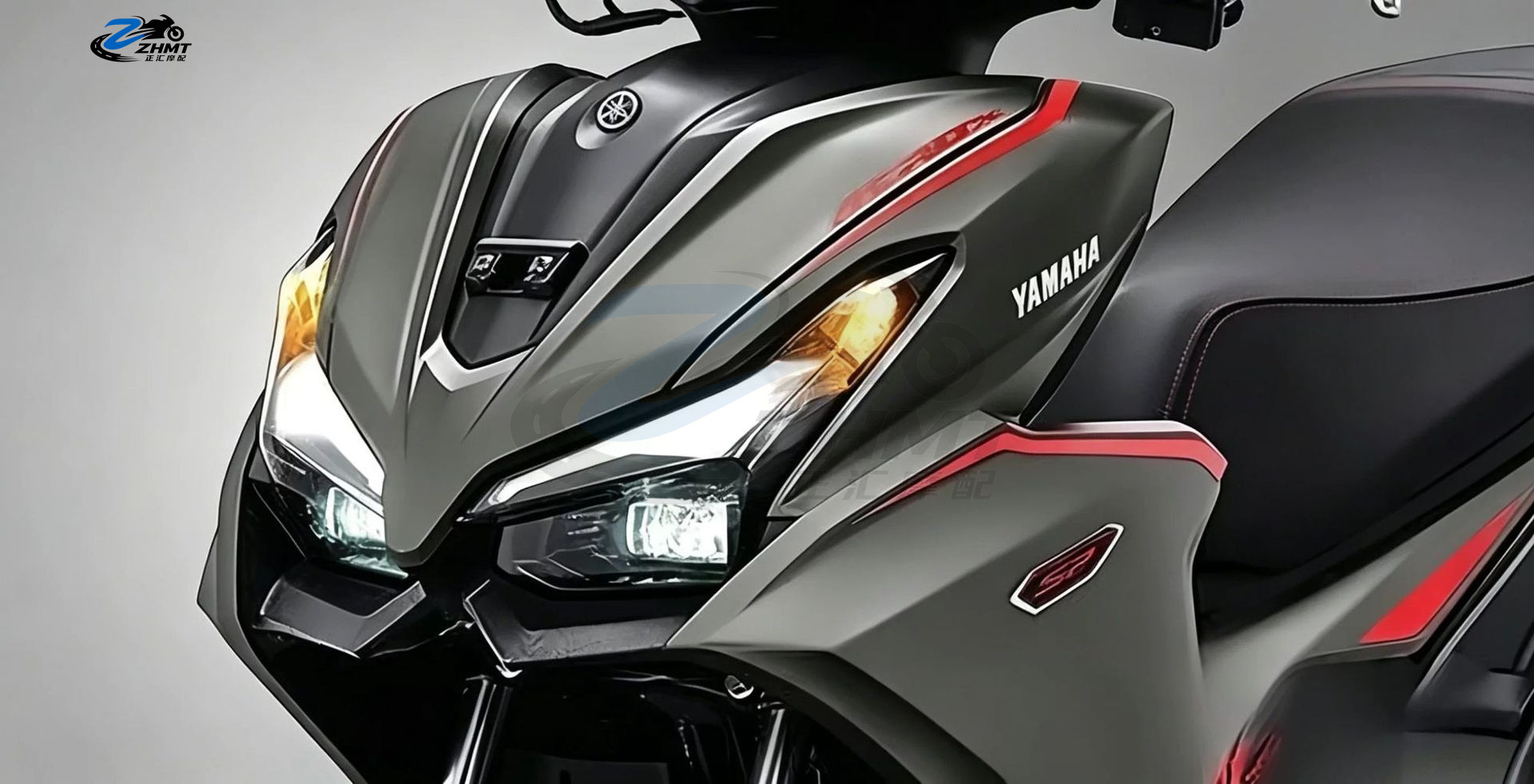 Suitable for 2025 Yamaha NVX155 Aerox155 V3 third-generation motorcycle front headlight assembly LED lights