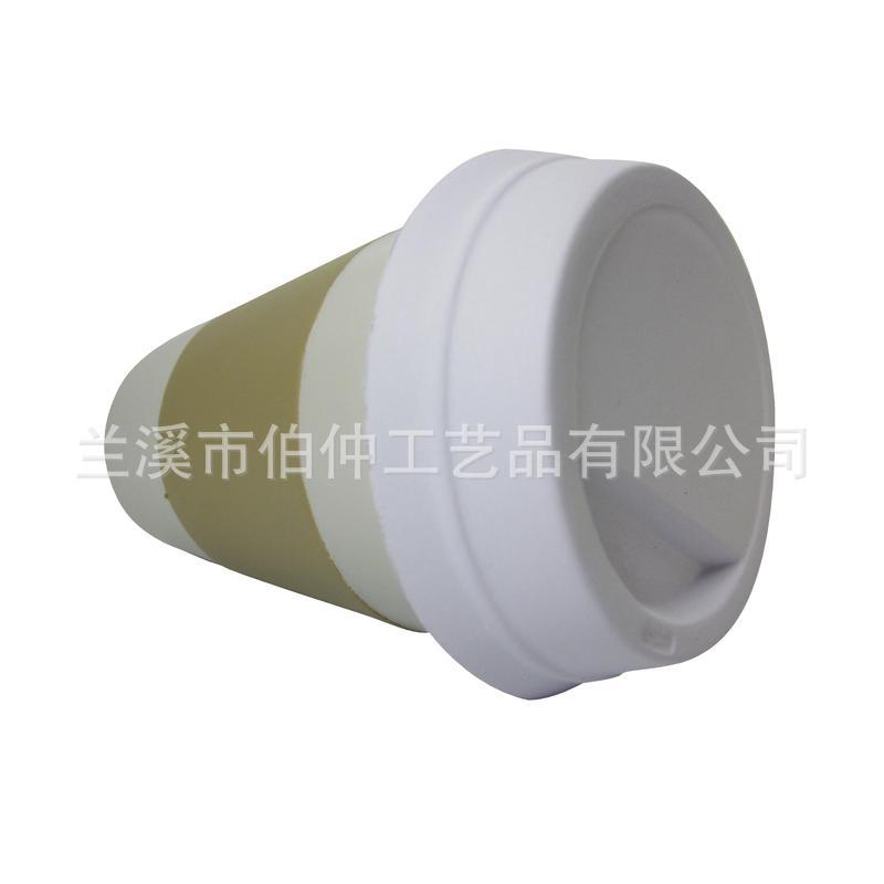 跨境商品咖啡杯食物造型PU压力球儿童挤压玩具 logo加印厂家直供
