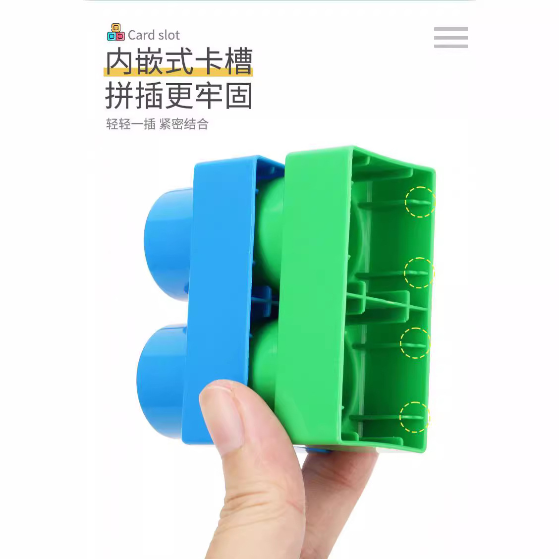 Bloque de construcción de los niños juguete DIY variedad montaje bolsa gran partícula bloque de construcción de juguete traje fábrica al por mayor