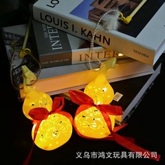 新款中秋节手提发光葫芦灯笼镂空卡通图案节日礼品夜市景区热卖