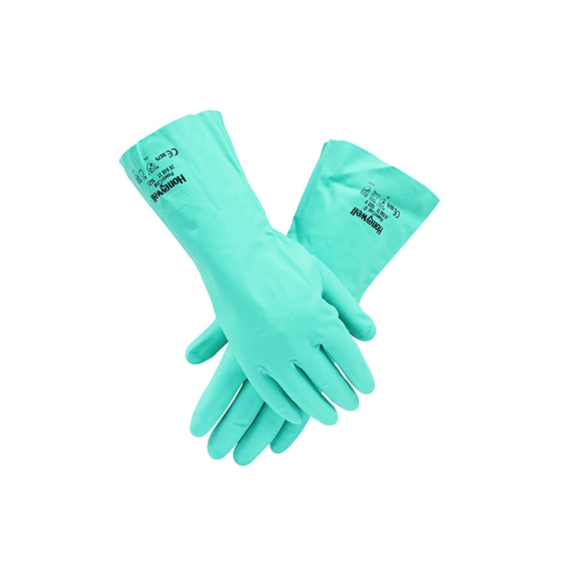 霍尼韦尔 2094831-08丁腈防化手套耐磨耐酸碱