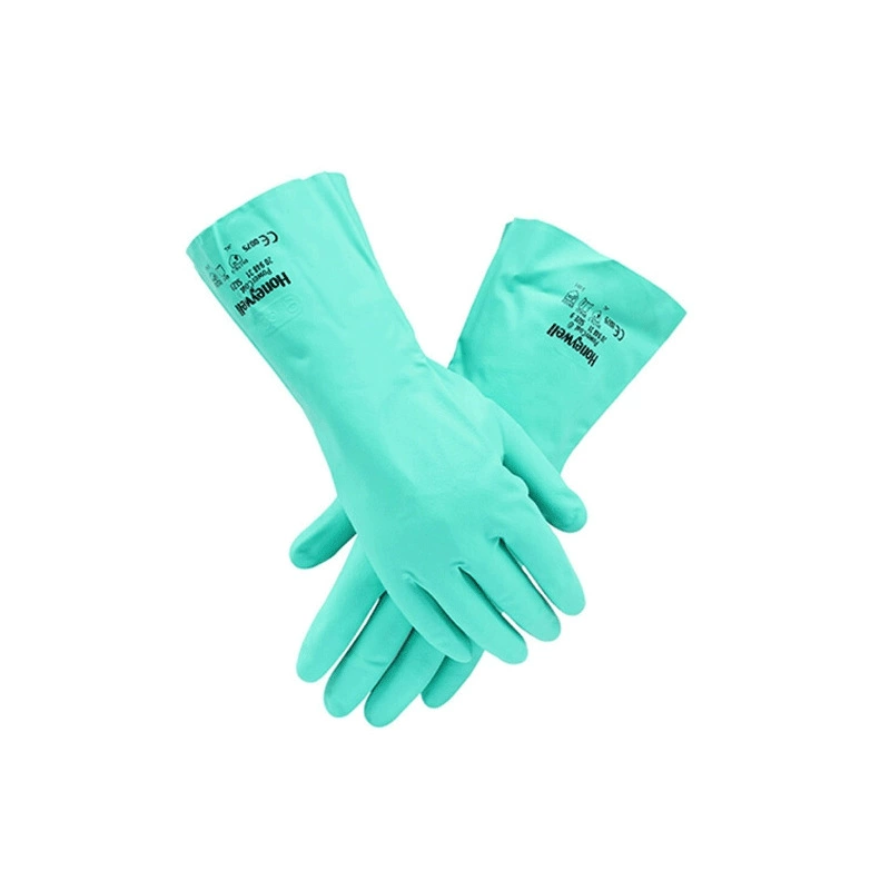 Химически стойкие нитриловые перчатки Honeywell 2094831-08 износостойкие, кислото- и щелочестойкие.