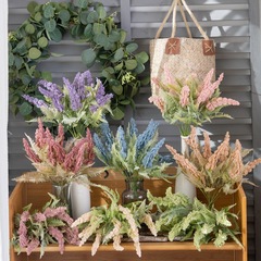 裝飾品道格拉斯繡線菊仿真花廠家假花綠植物批發婚慶CL10002