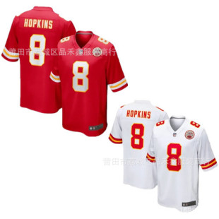Nfl Kansas City Chiefs Chiefs Football Uniform No. 8 Hopkins Sweatshirt Game Uniform Embroidered Men's