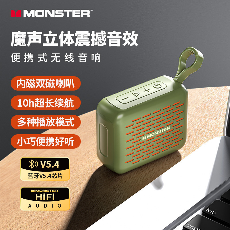 2026 New ES01 Magic Sound Bluetooth Speaker Portable Mini Heavy Bass Outdoor Karaoke Card-Insertable Wireless Speaker 2026 New ES01 Magic Sound Bluetooth Speaker Portable Mini Heavy Bass Outdoor Karaoke Card-Insertable Wireless Speaker