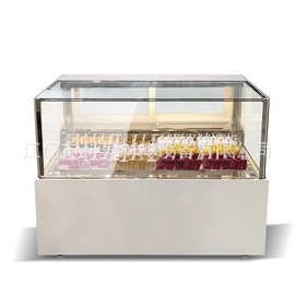 商用电热除雾厚炒酸奶冰棒硬质雪糕冰激凌冰淇淋冰粉冷冻柜展示台