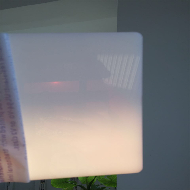 厂家供应pc扩散板LED面板灯用散透光板 乳白磨砂灯箱PC板裁切加工