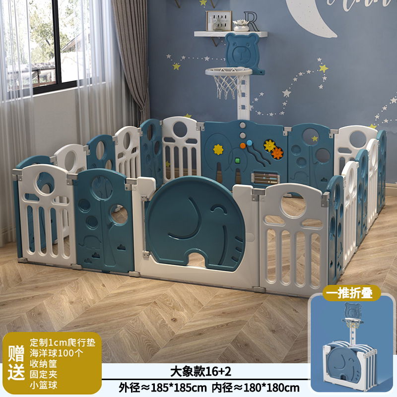 Seleccione estrictamente la protección infantil para niños en el suelo cerca de juego para niños pequeños plegables en el interior de la casa bebé arrastrando la barraca
