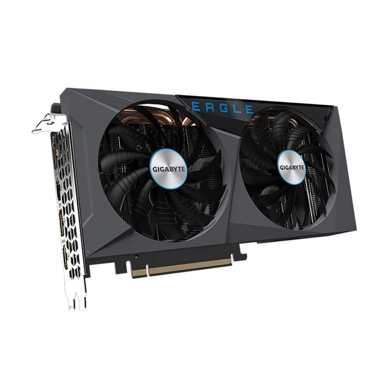 Видеокарта Gigabyte GeForce RTX 3060 EAGLE OC 12 ГБ, двухвентиляторная, гарантия 1 год