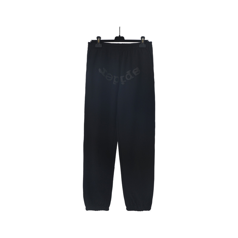 Sp1derヒップホップ歌手Young Thugと同じスタイルのフォームレター555555カップル用パーカーPinkスウェットシャツ|undefined