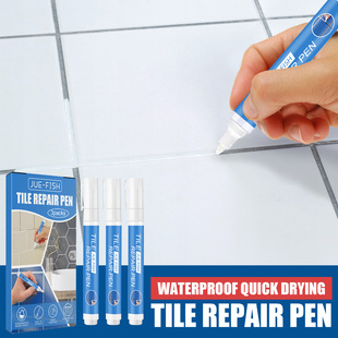 Cross-Border Jue Fish Tile Pen Bathroom Waterproof and Mildew-Proof Floor Gap Beautification Tile Repair Beauty Seam Pen