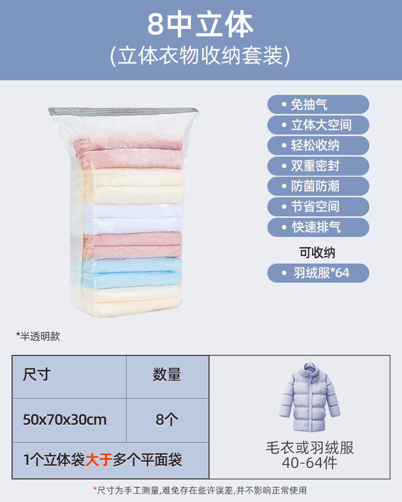 패키지 E: 8개의 중간 입체[순수 입체 의류 보관소].